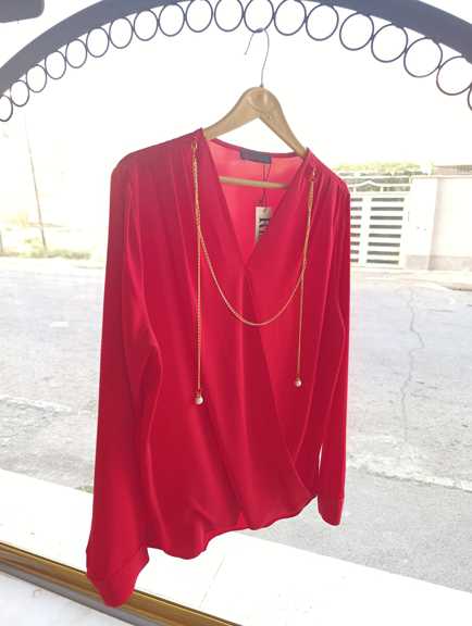 شومیز مجلسی کوتاه زنانه